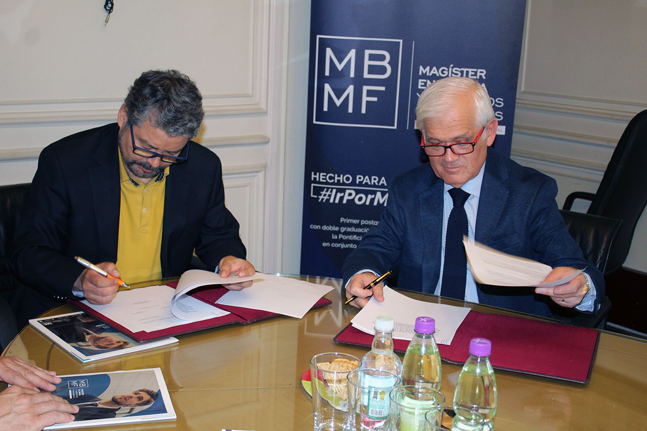 Magíster en Banca y Mercados Financieros firmó convenio de colaboración con Sindicato de BancoEstado