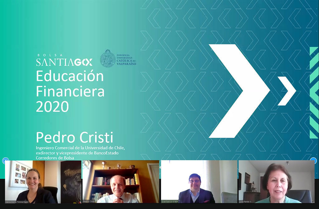 MBMF PUCV y Bolsa de Santiago realizaron seminario web sobre Educación Financiera para estudiantes de enseñanza media