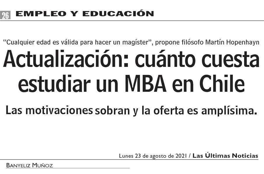 thumb Actualización: cuánto cuesta estudiar un MBA en Chile LUN agosto 2021