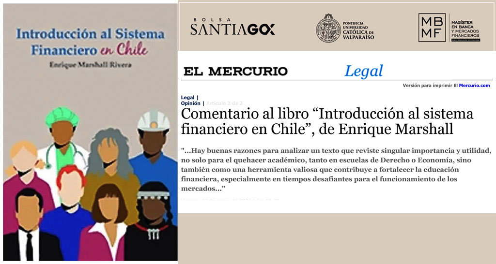 foto Comentario al libro “Introducción al sistema financiero en Chile”, de Enrique Marshall