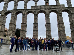 fotos galería Estudiantes del Magíster en Banca y Mercados Financieros realizaron pasantía académica en España con visitas a instituciones clave del sector financiero