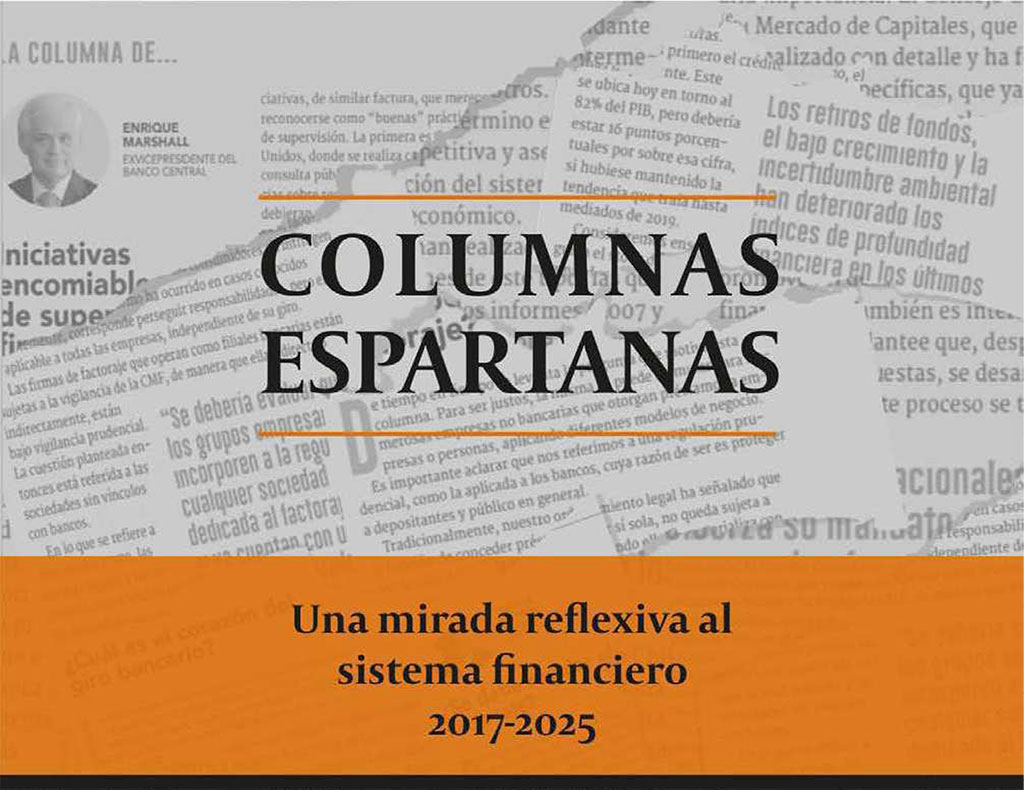Enrique Marshall publica un nuevo libro titulado “Columnas Espartanas. Una mirada reflexiva al sistema financiero 2017-2025” foto nota Enrique Marshall publica un nuevo libro titulado “Columnas Espartanas. Una mirada reflexiva al sistema financiero 2017-2025”